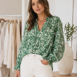 Ava Printed Blouse