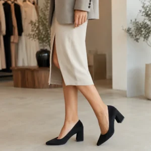 Avery Block Heel Shoe