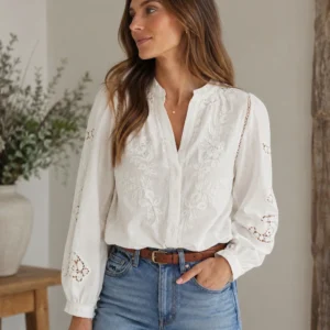 Emilia Embroidered Blouse